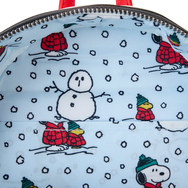 Loungefly Peanuts Snoopy Holiday Collection Mini Backpack