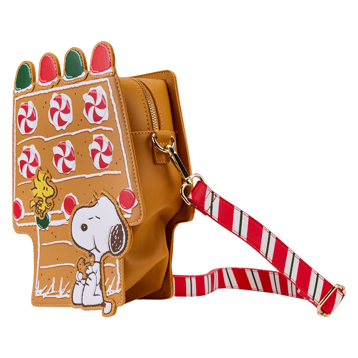 Peanuts Snoopy Gingerbread House Figural Crossbody