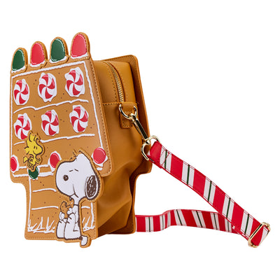 Peanuts Snoopy Gingerbread House Figural Crossbody