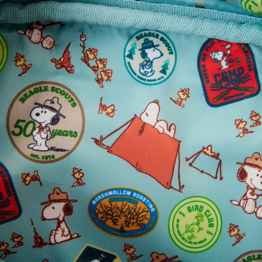 Loungefly Peanuts Snoopy Beagle Scouts Crossbuddies Bag