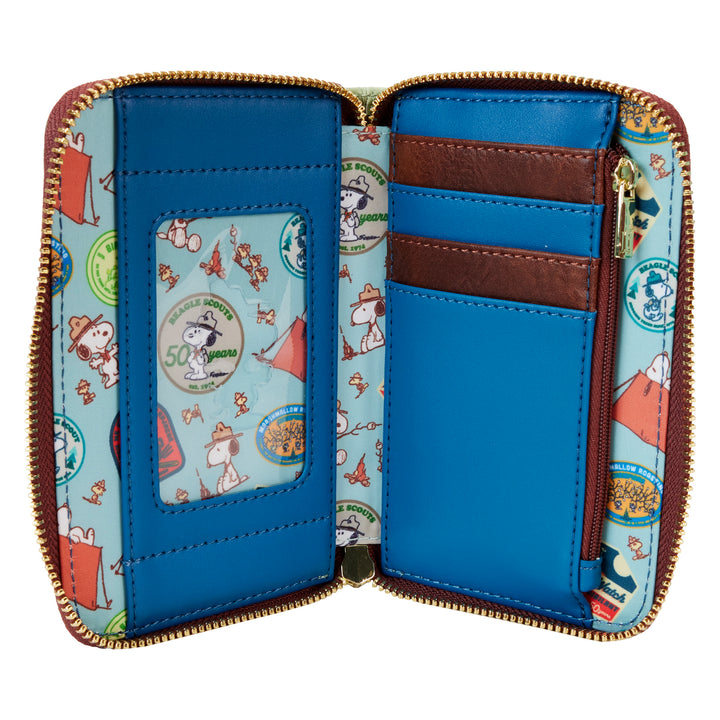 Loungefly Peanuts Beagle Scouts 50th Anniversary Wallet