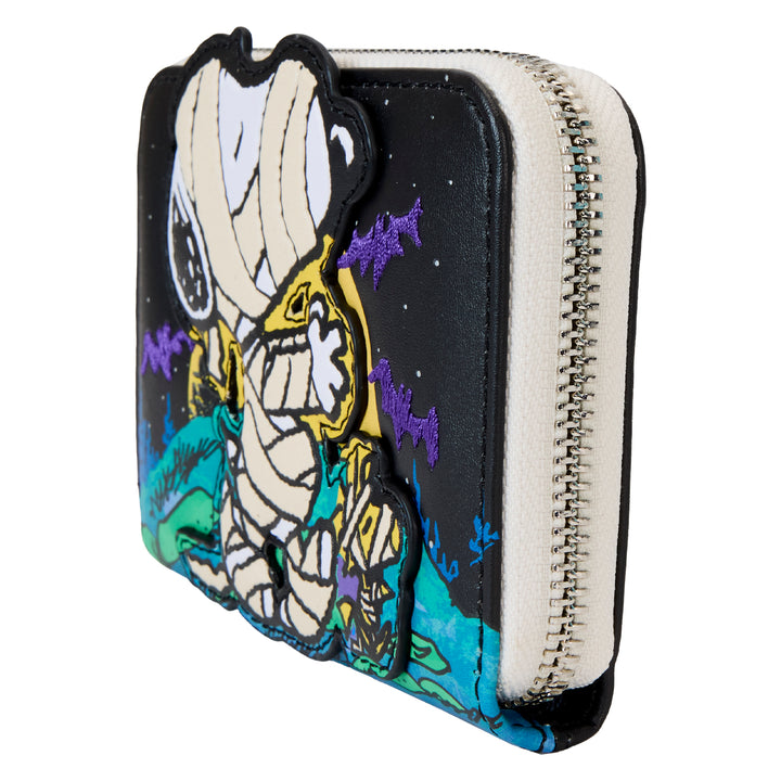 Loungefly Peanuts Snoopy Mummy Glow in the Dark Wallet