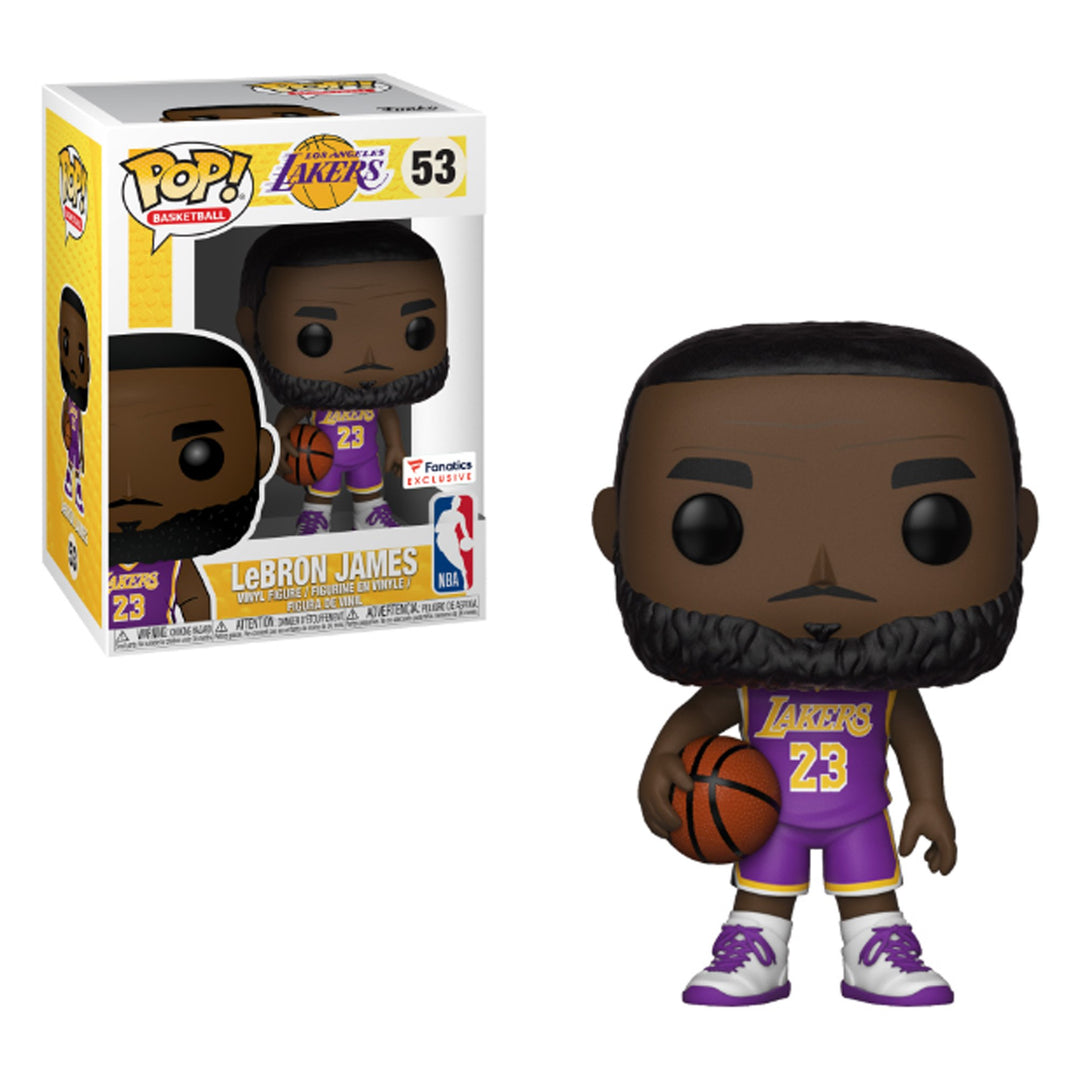 Funko NBA Los Angeles Lakers Lebron James (Purple Jersey) Pop! Vinyl Figure Exclusive