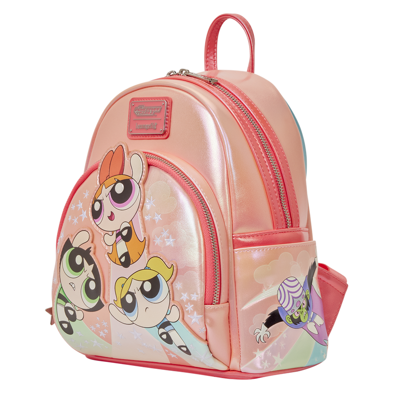 Loungefly CN The Powerpuff Girls Pearlescent Mini Backpack