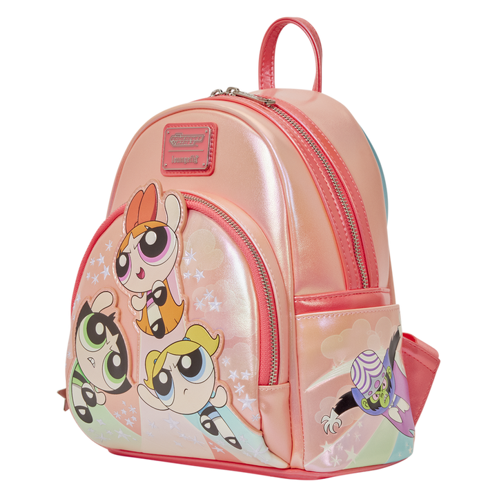 Loungefly CN The Powerpuff Girls Pearlescent Mini Backpack