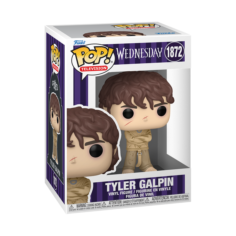 Funko Pop! vinyl figure packaging with 'Tyler Galpin' on a white background