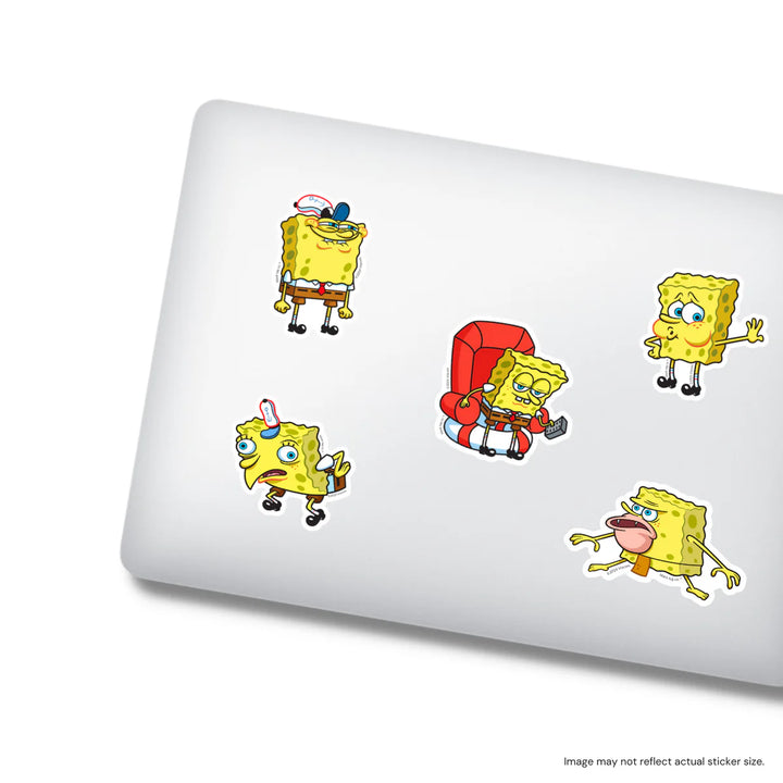 The SpongeBob Squarepants Mocking Meme Waterproof Sticker