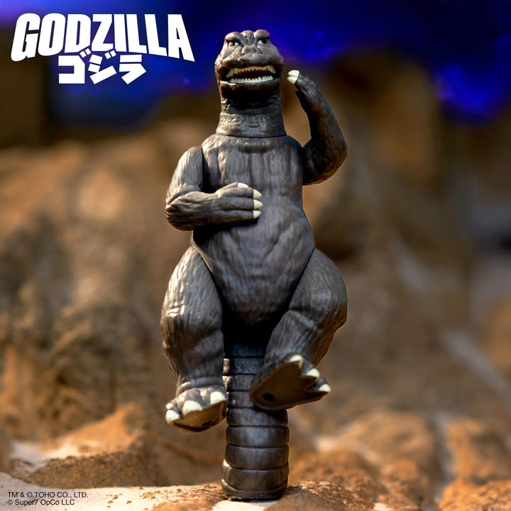 Super 7 Godzilla ReAction Figure Godzilla 1965 Victory Celebration