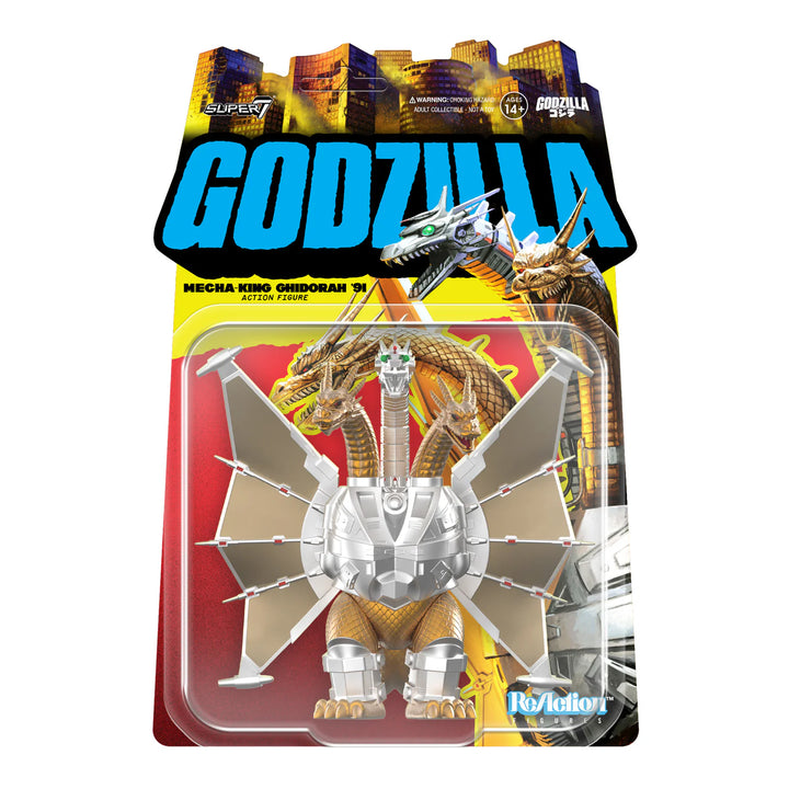 Super 7 Godzilla ReAction Figure Wave 11 Mecha-King Ghidorah