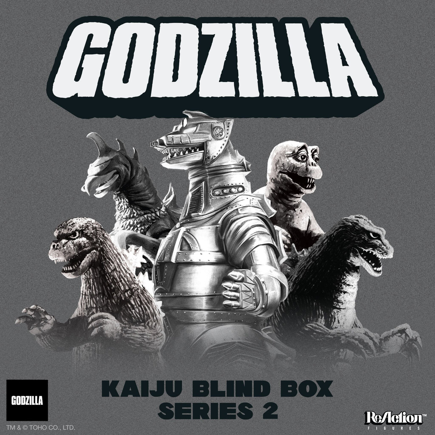 Super 7 Toho Godzilla Silver Screen ReAction Series 2 Figure Blind Box