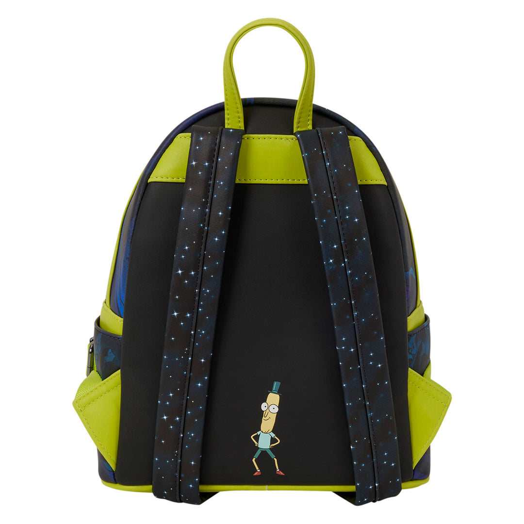Loungefly Cartoon Network Rick and Morty Space Cruiser Glow in the Dark Mini Backpack