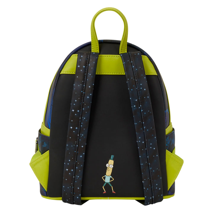 Loungefly Cartoon Network Rick and Morty Space Cruiser Glow in the Dark Mini Backpack