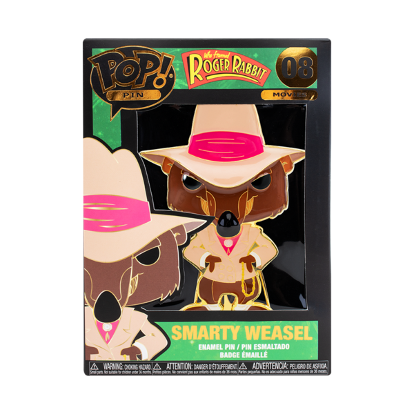 Loungefly Funko Pop! Pin Disney Roger Rabbit Toon Patrol Smarty Weasel Pins