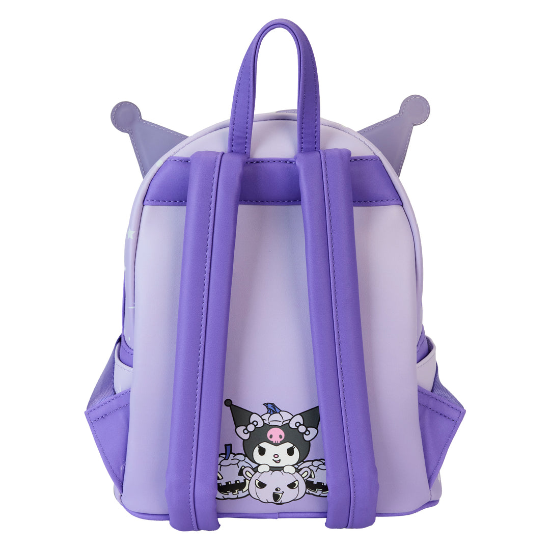 Loungefly Sanrio Kuromi Pumpkin Light Up Mini Backpack