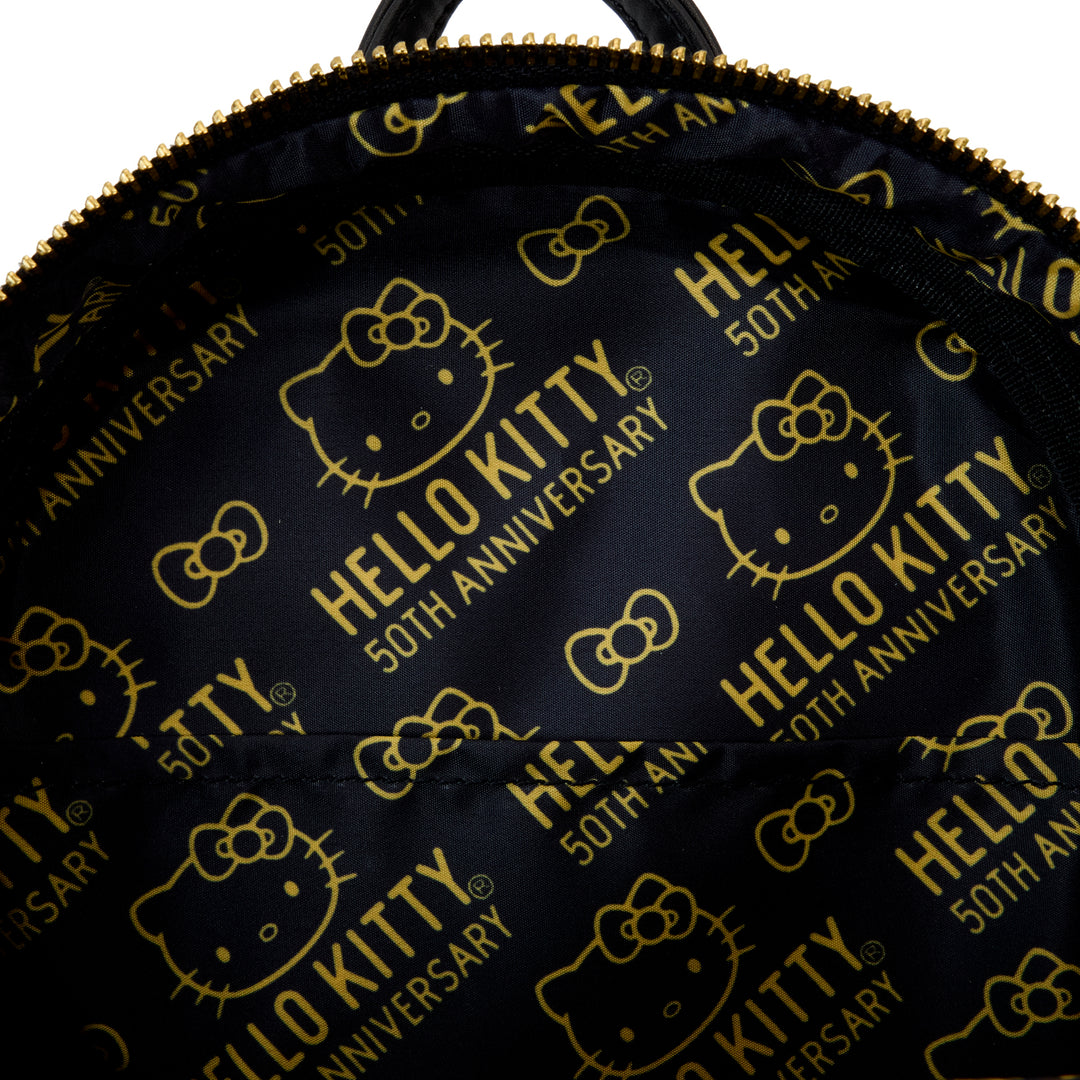 Loungefly Sanrio 50th Anniversary Metallic Gold Mini Backpack