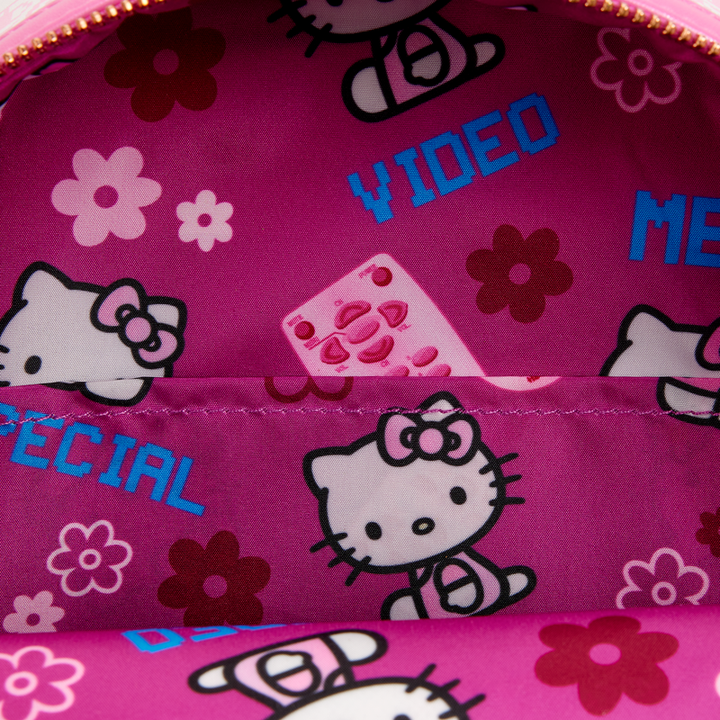 Loungefly Sanrio Hello Kitty Vintage TV Lenticular Mini Backpack with Coin Bag