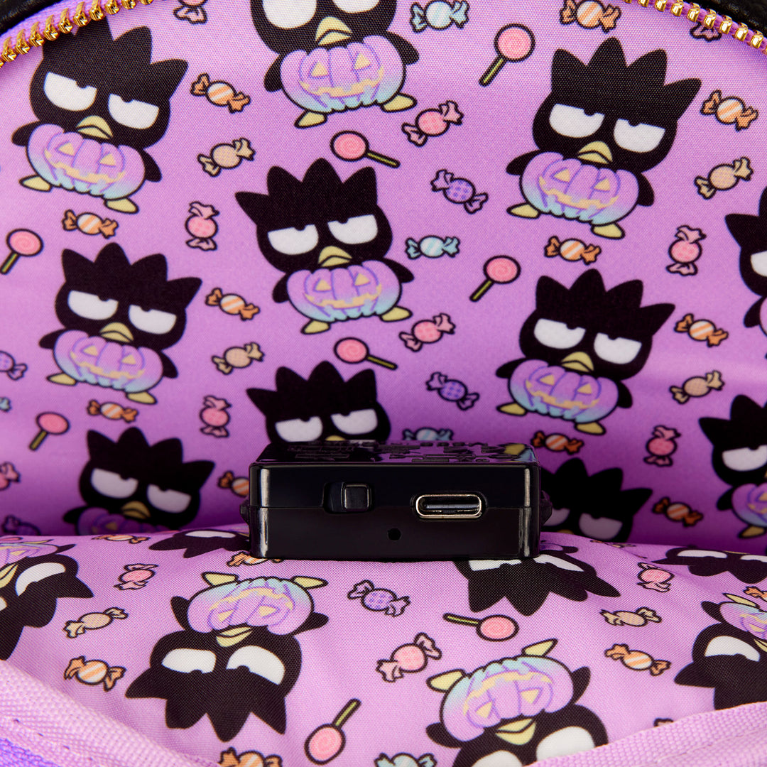 Loungefly Sanrio Badtz-Maru Pumpkin Cosplay Mini Backpack