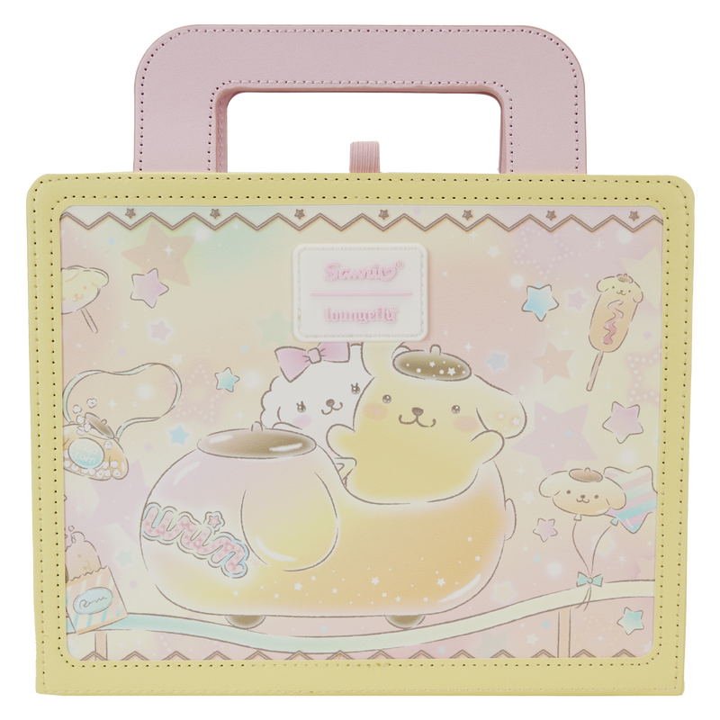 Loungefly Sanrio Pompompurin & Macaroon Carnival Lunchbox Journal