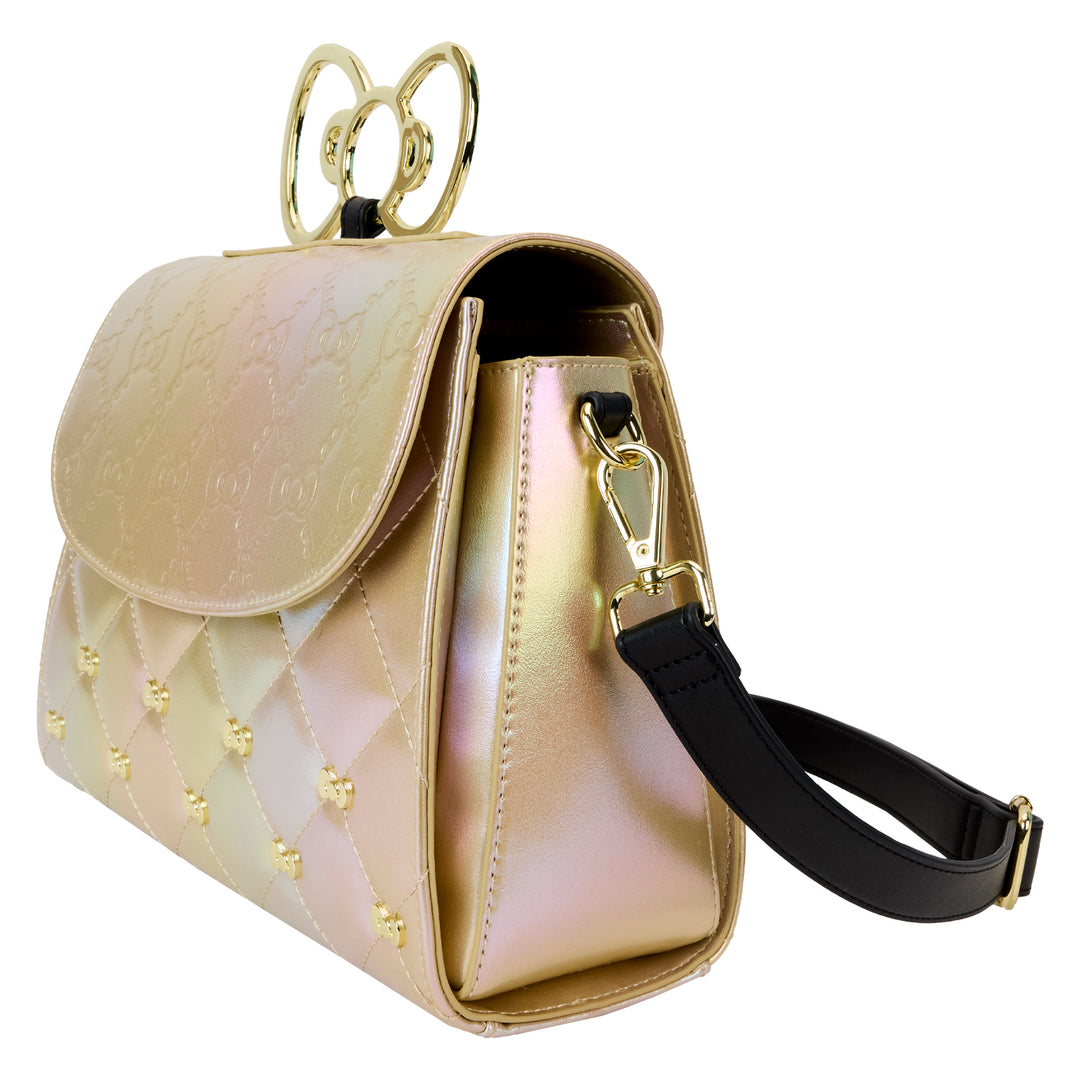 Loungefly Sanrio 50th Anniversary Metallic Gold Crossbody Bag