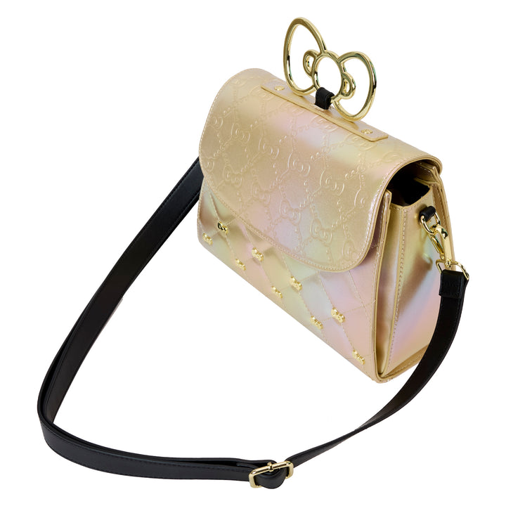 Loungefly Sanrio 50th Anniversary Metallic Gold Crossbody Bag