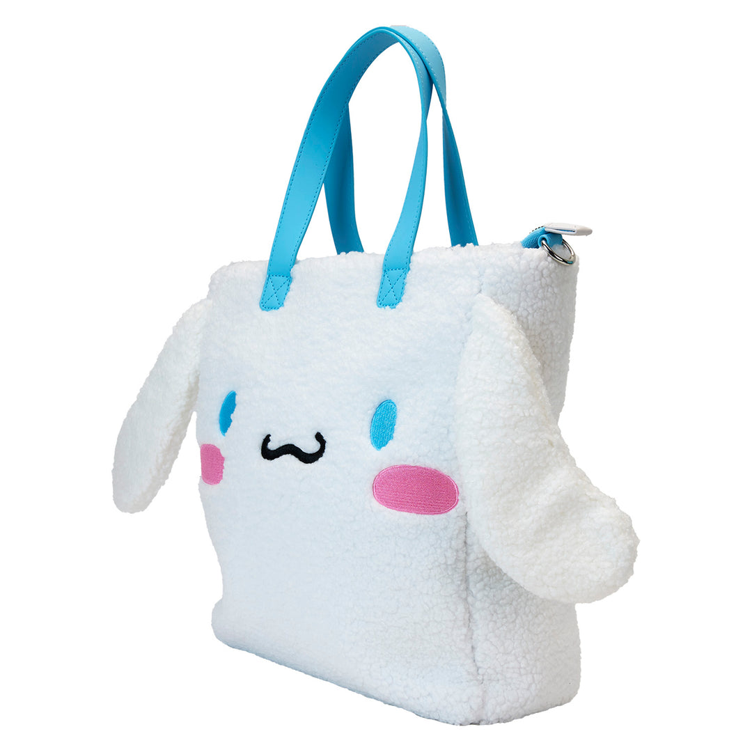 Loungefly Sanrio Cinnamoroll Sherpa Tote Bag with Coin Bag