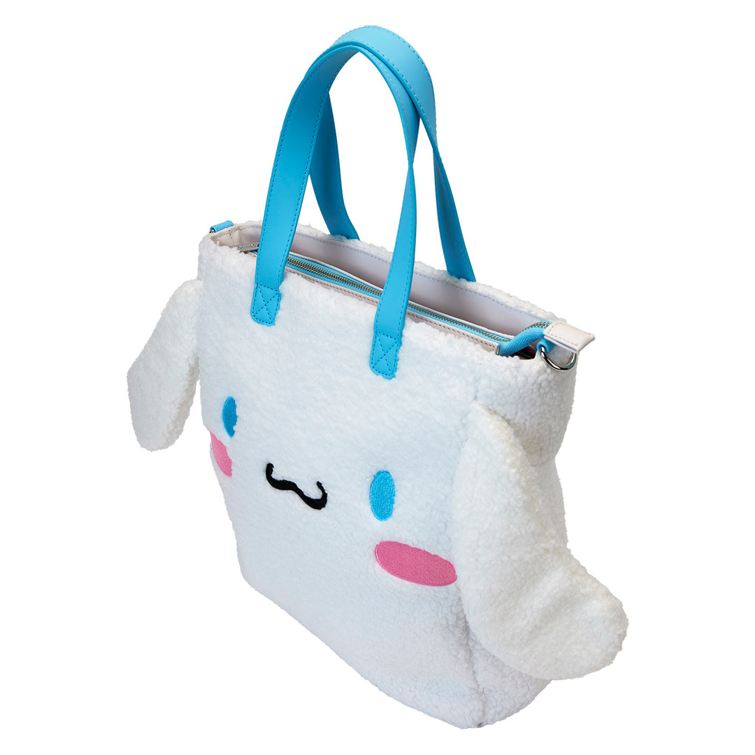 Loungefly Sanrio Cinnamoroll Sherpa Tote Bag with Coin Bag