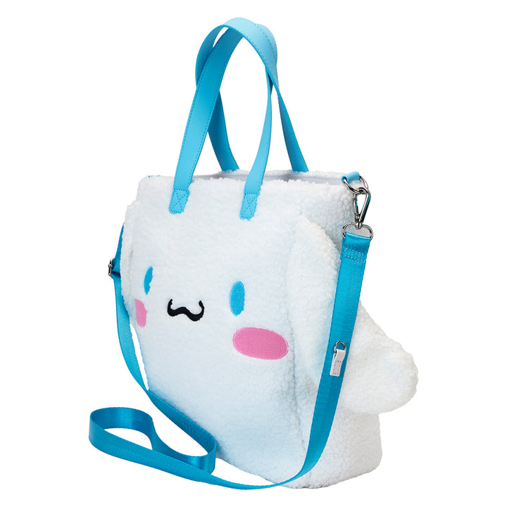 Loungefly Sanrio Cinnamoroll Sherpa Tote Bag with Coin Bag