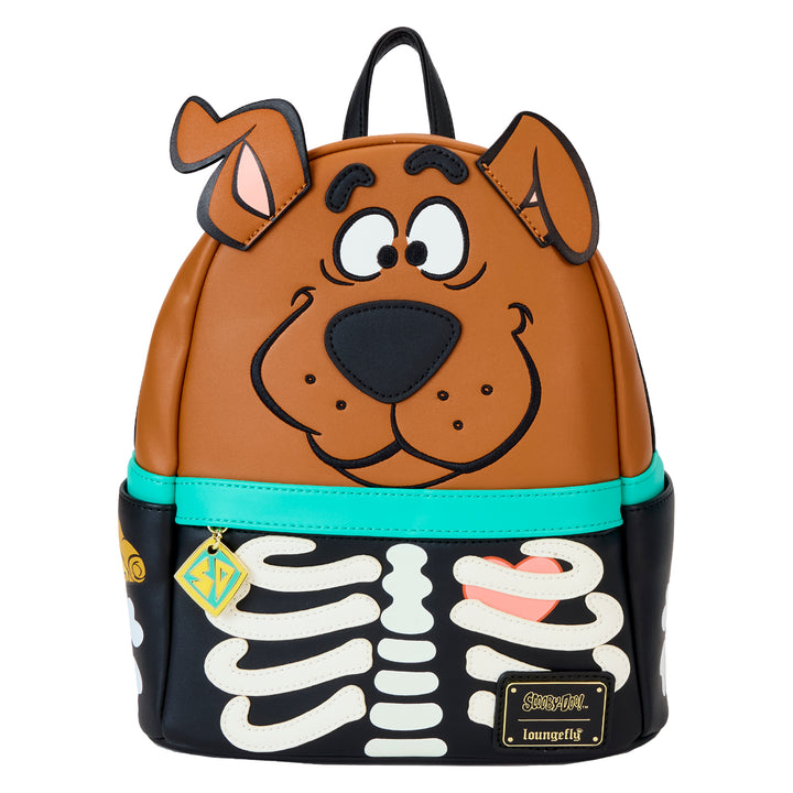 Loungefly Warner Brothers Scooby Doo Skeleton Scooby Cosplay Glow in the Dark Mini Backpack