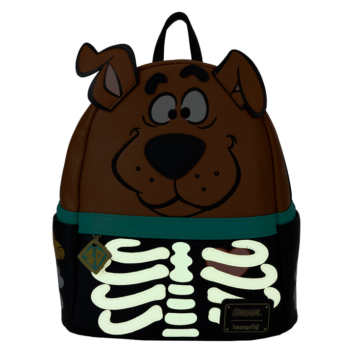 Loungefly Warner Brothers Scooby Doo Skeleton Scooby Cosplay Glow in the Dark Mini Backpack