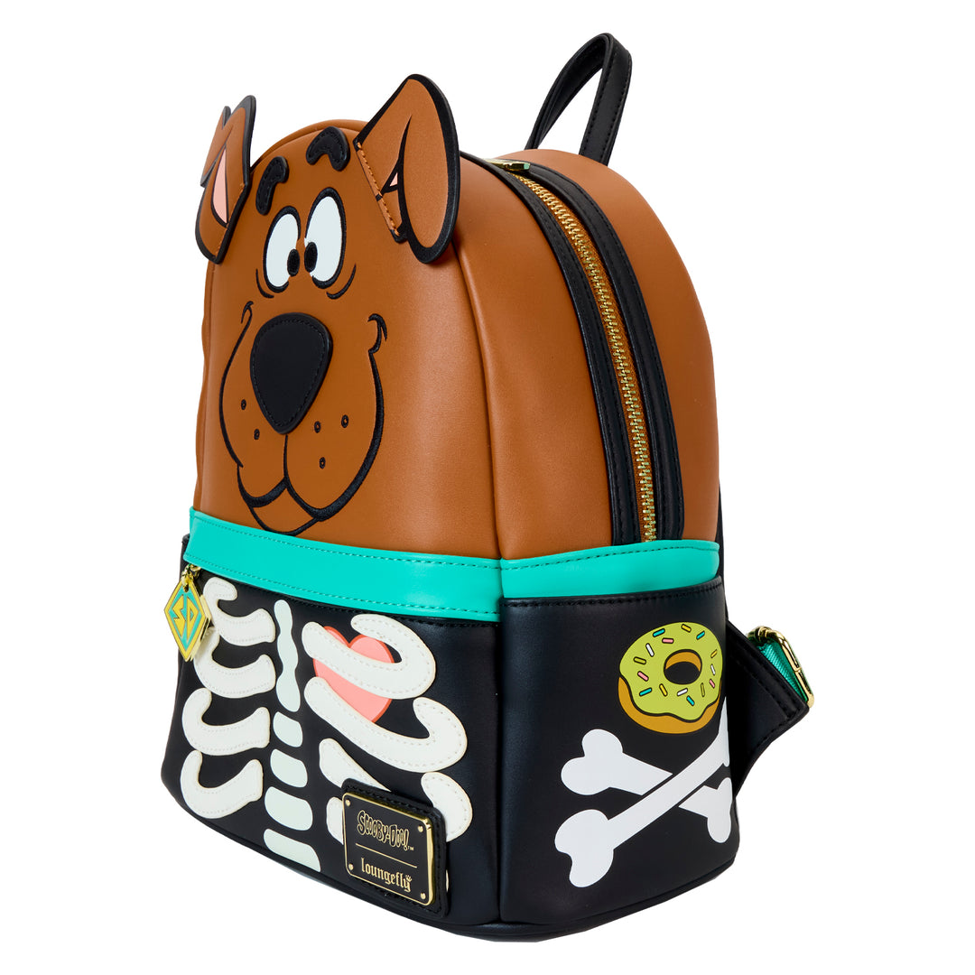 Loungefly Warner Brothers Scooby Doo Skeleton Scooby Cosplay Glow in the Dark Mini Backpack