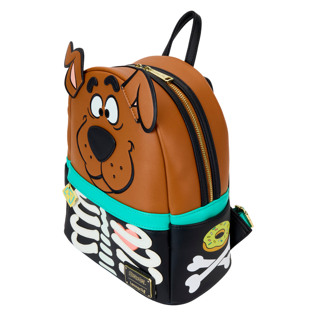 Loungefly Warner Brothers Scooby Doo Skeleton Scooby Cosplay Glow in the Dark Mini Backpack