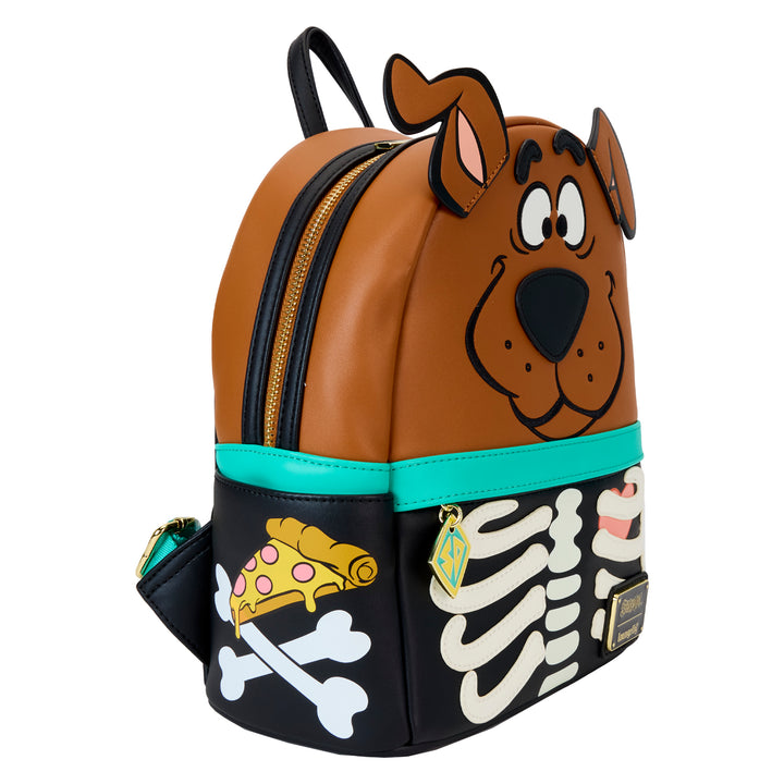 Loungefly Warner Brothers Scooby Doo Skeleton Scooby Cosplay Glow in the Dark Mini Backpack