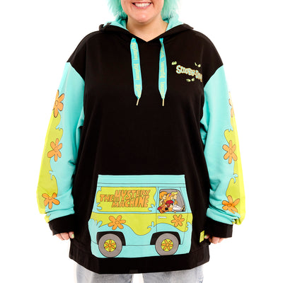 Loungefly Scooby Doo Mystery Machine Glow in the Dark Hooded Sweatshirt