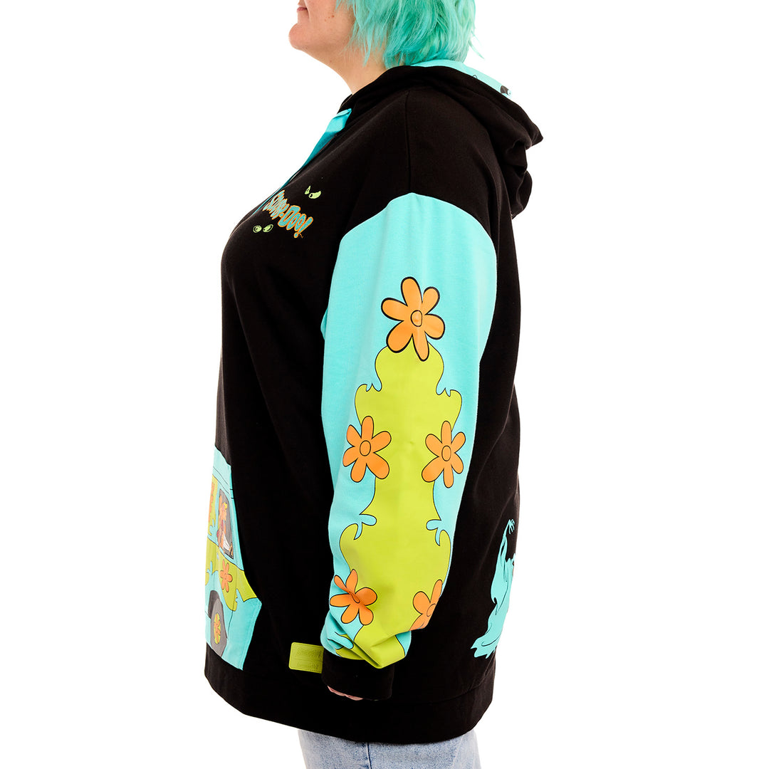 Loungefly Scooby Doo Mystery Machine Glow in the Dark Hoodie