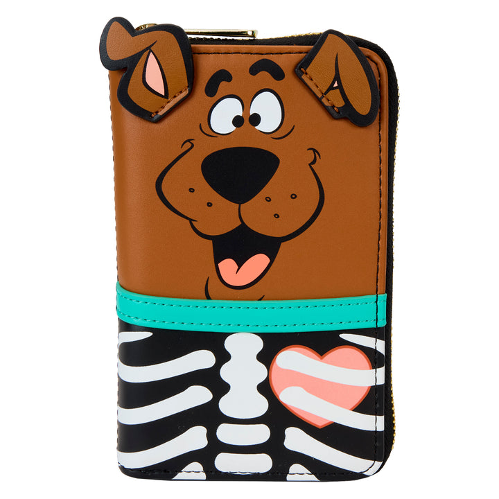 Loungefly Warner Brothers Scooby Doo Skeleton Scooby Cosplay Glow in the Dark Wallet