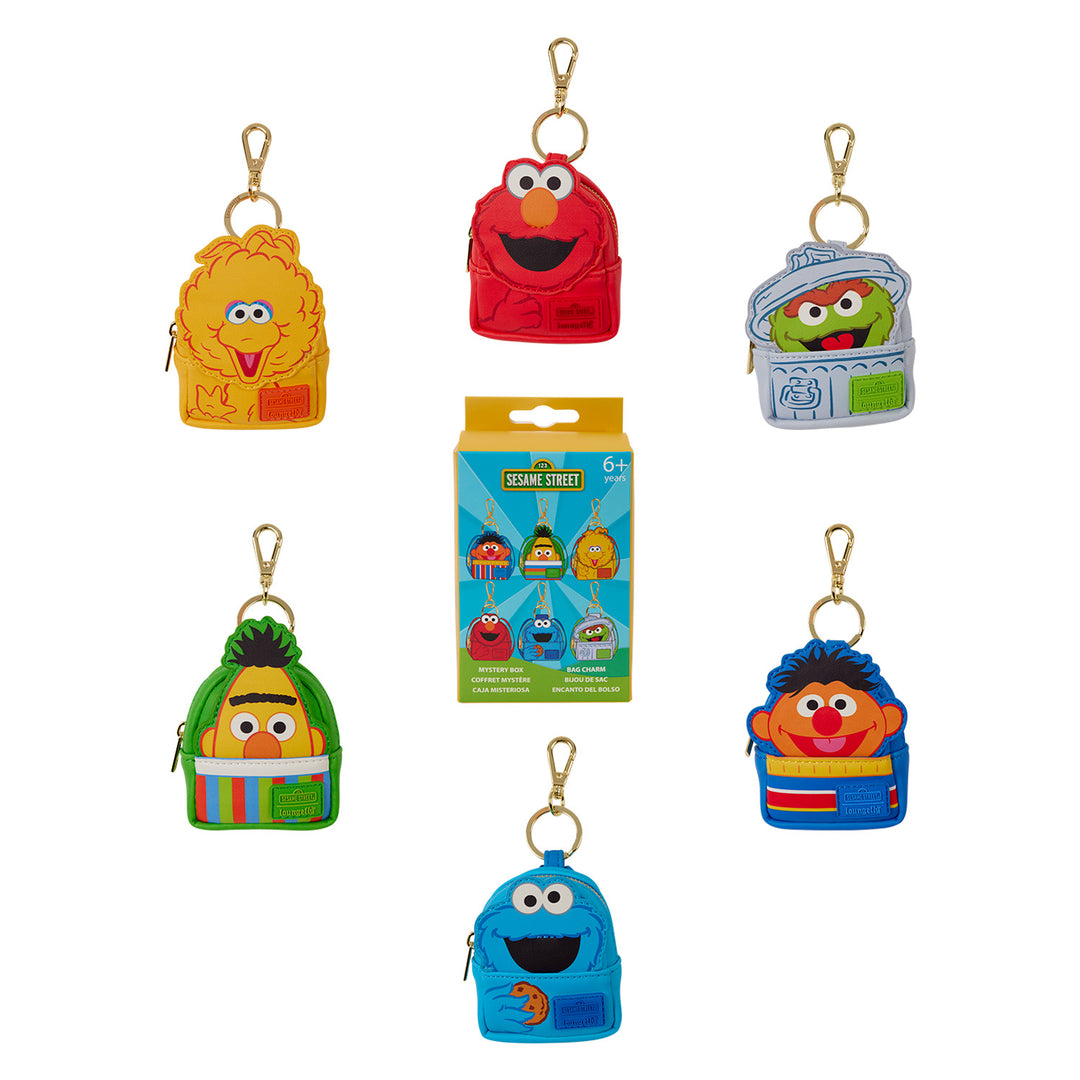 Loungefly Sesame Street Cosplay Mystery Mini Backpack Keychain Charm