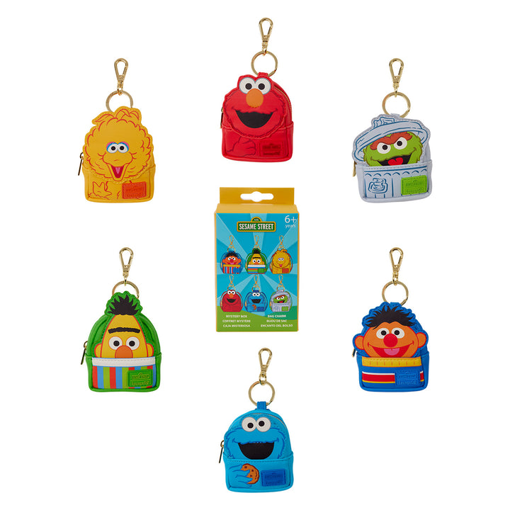 Loungefly Sesame Street Cosplay Mystery Mini Backpack Keychain Charm