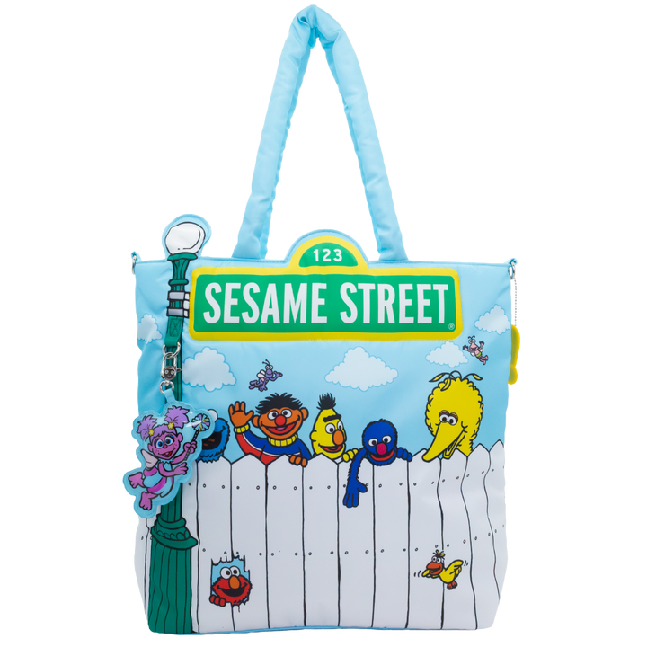 Whatever! Makes You Happy X Sesame Street Good Friends Great Times Oversized Tote Bag