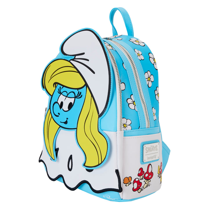 Loungefly The Smurfs Smurfette Cosplay Mini Backpack