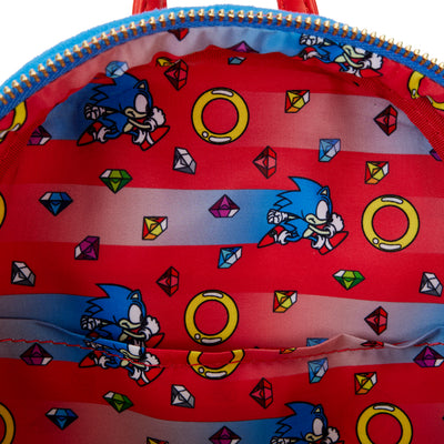 Sega Sonic The Hedgehog Classic Cosplay Mini Backpack