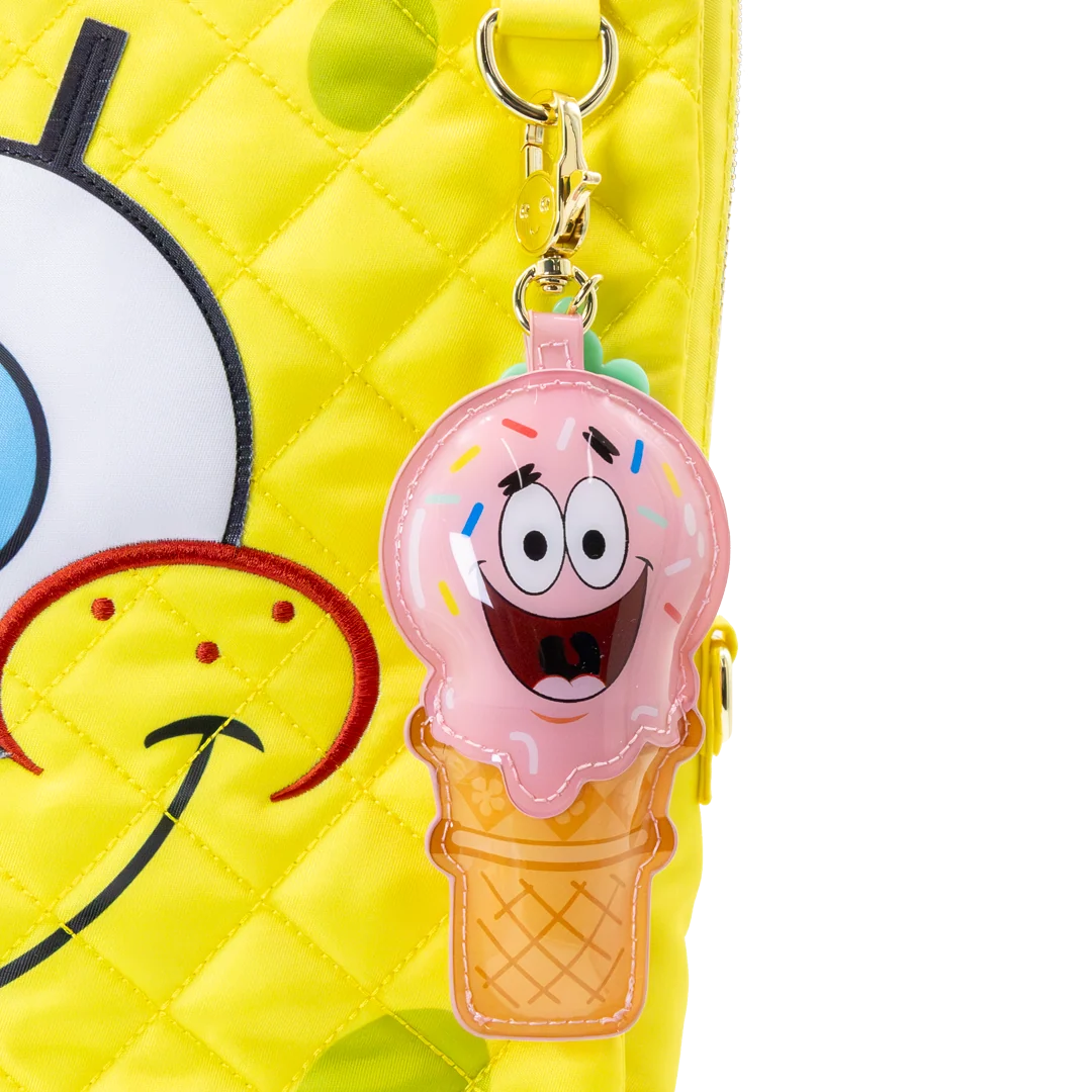 Whatever! Makes You Happy Spongebob Mystery Bag Scented Padded Vinyl Ice Cream Cone Bag Charms