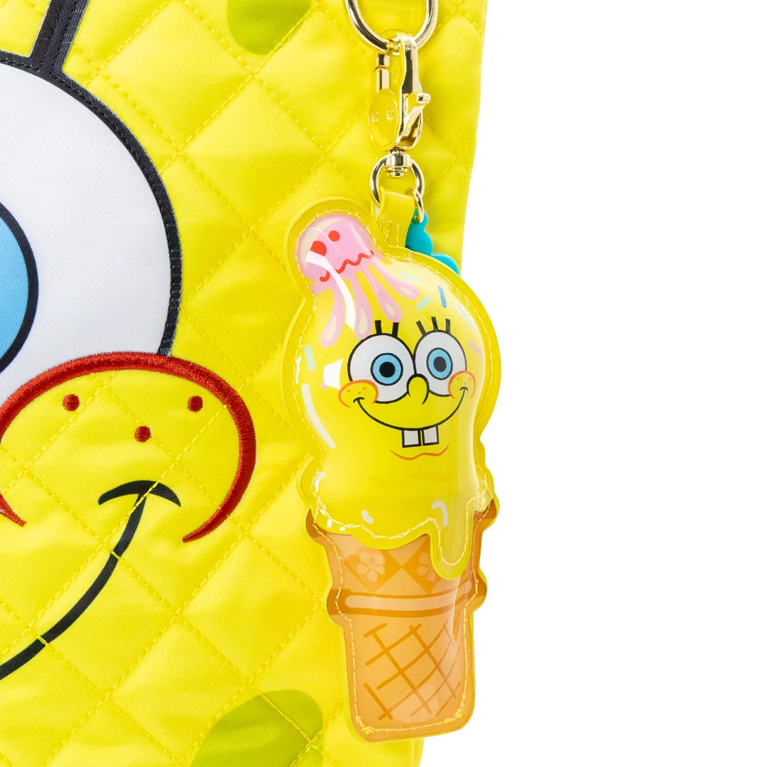 Whatever! Makes You Happy Spongebob Mystery Bag Scented Padded Vinyl Ice Cream Cone Bag Charms