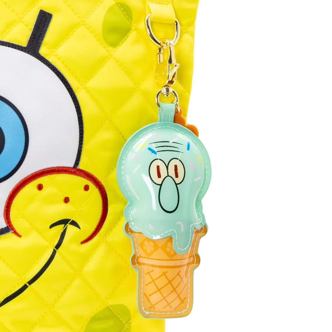 Whatever! Makes You Happy Spongebob Mystery Bag Scented Padded Vinyl Ice Cream Cone Bag Charms