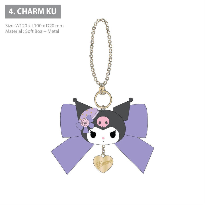 Sanrio Kuromi W/Bow Charm