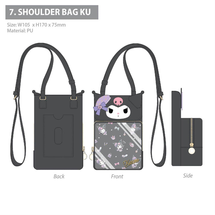 Sanrio Kuromi Crossbody Bag