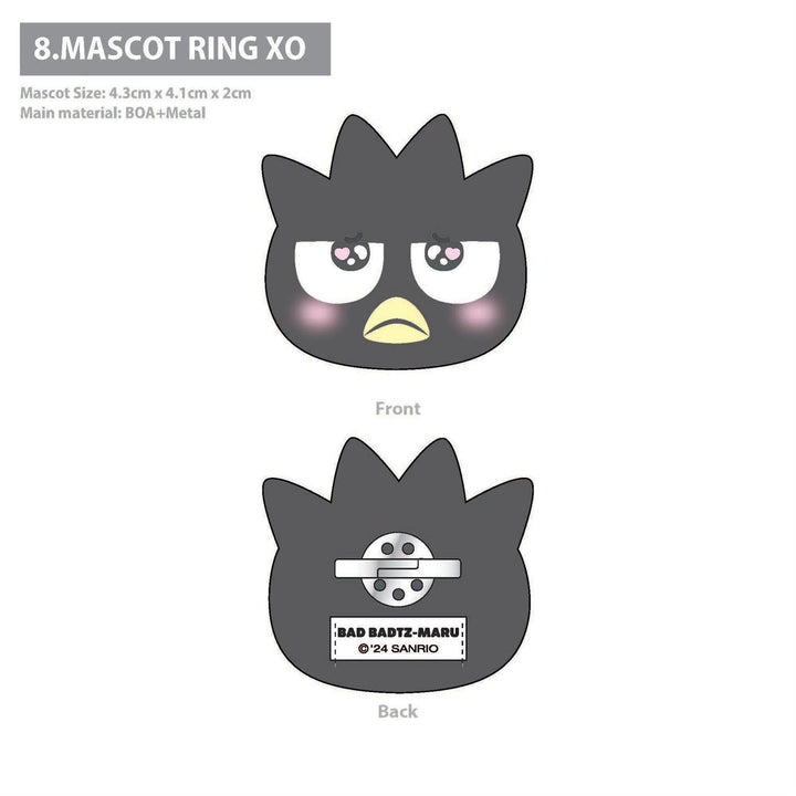 Sanrio Badtz-Maru Plush Mascot Ring