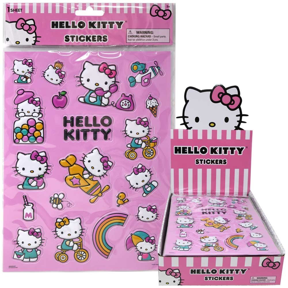 Sanrio Hello Kitty Raised Sticker Sheet