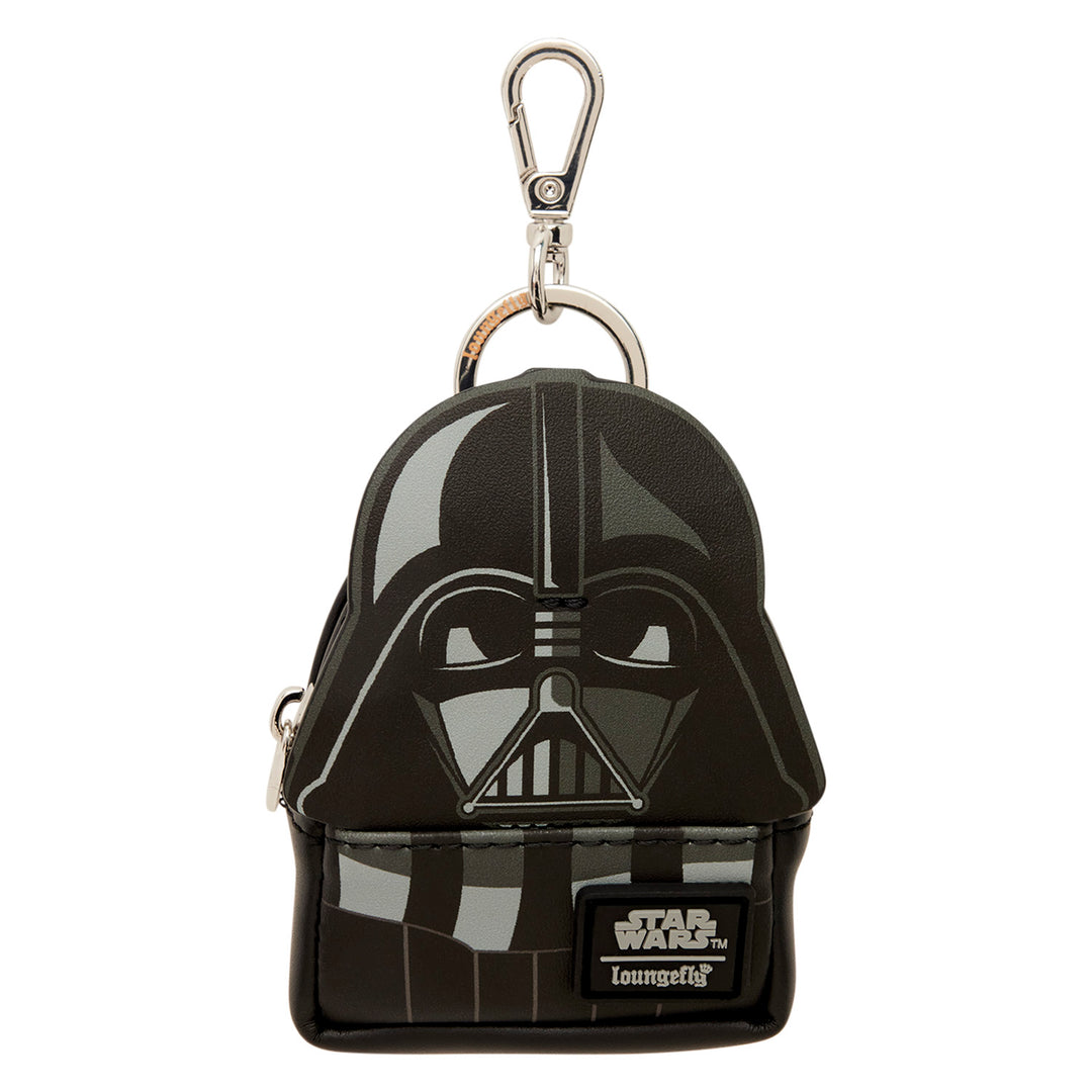 Darth Vader-themed keychain pouch with a visible 'Star Wars' logo on a white background