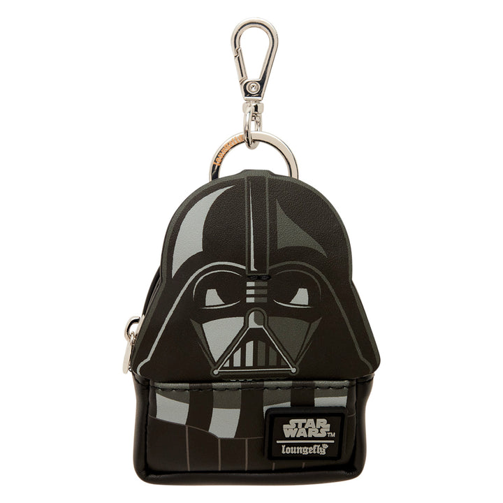 Darth Vader-themed keychain pouch with a visible 'Star Wars' logo on a white background