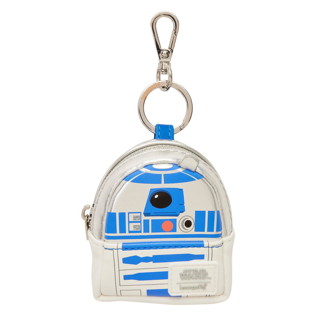 R2-D2 character keychain pouch on a white background